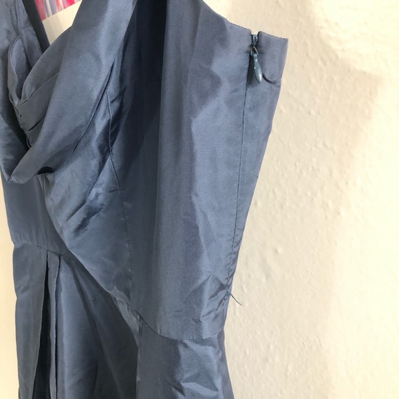 Laundry by Shelli Segal blue dress with belt - Picture 5 of 11